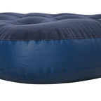 Single Inflatable Bed with Manual Pump Included, 73x191x22 cm, Blue - Borgè