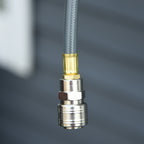 Automatic Hose Reel 10m + 90cm with Φ1/4'' Connection, Wall Mounted and 180° Rotatable, Grey