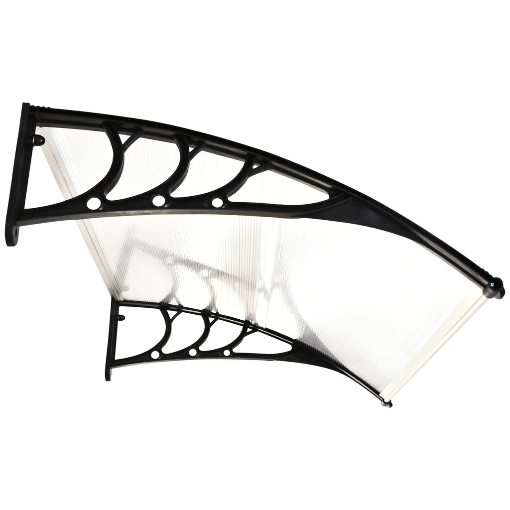 Outdoor Canopy 75x120 cm in Waterproof and Anti-UV Polycarbonate for Door or Window - Borge' Group Limited