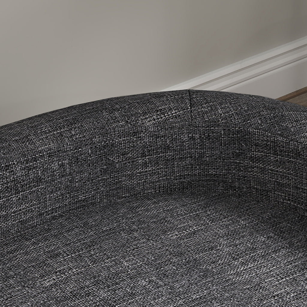 PawHut Large Dog Sofa with Removable Cushion, Polyester and Wood, 98x67x25 cm, Dark Grey