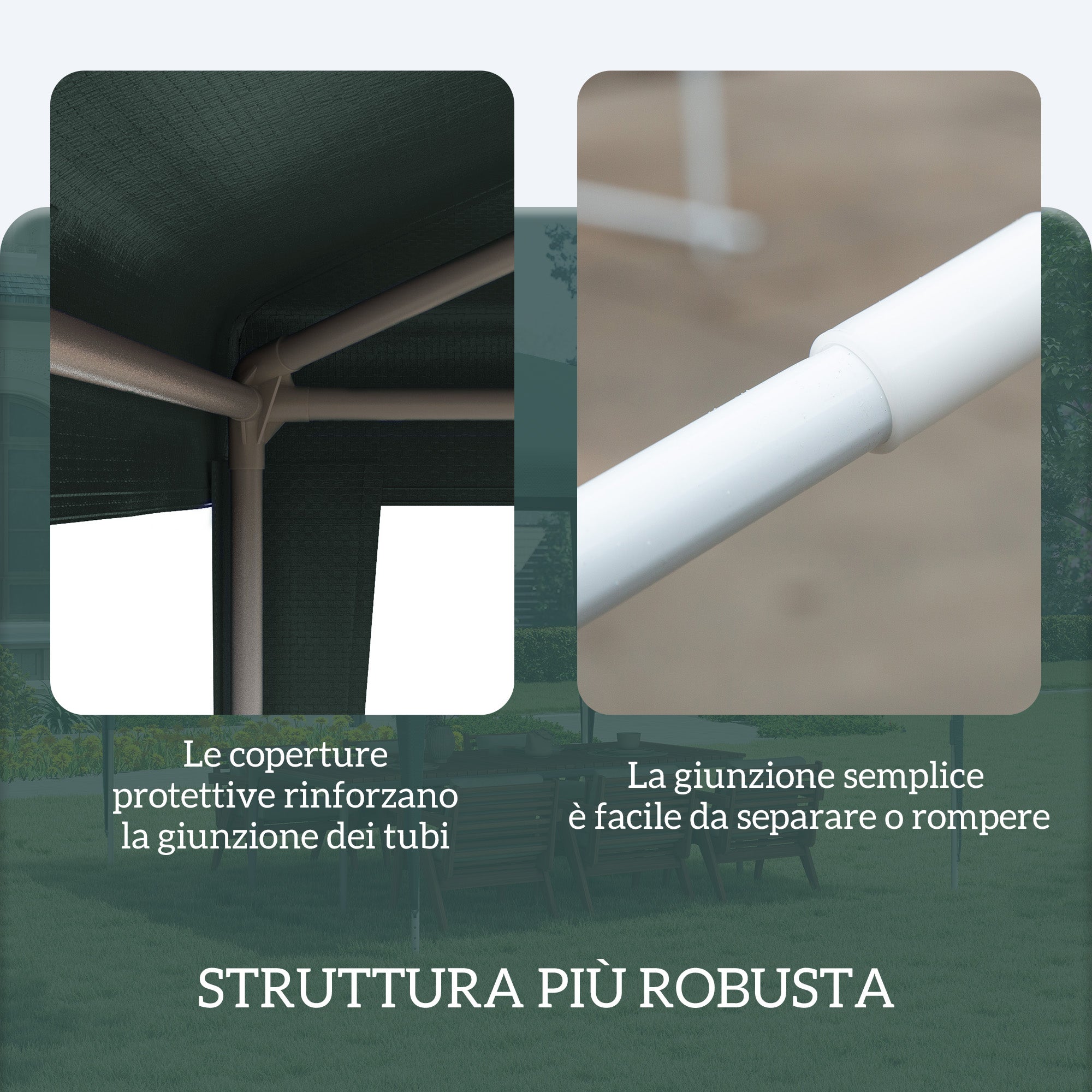 Garden Gazebo 3x3 m Foldable and Portable with Anti-UV Cover, Green