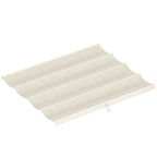 Outsunny Cream White Polyester Anti-UV Outdoor Pergola Cover with 8 Drainage Holes, 286x245 cm