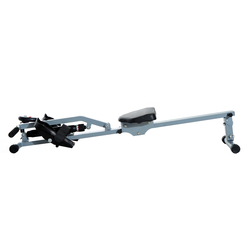 Professional Rowing Machine with Central Pull for Home Training Space Saving with Display 130 x 47.5 x 67cm