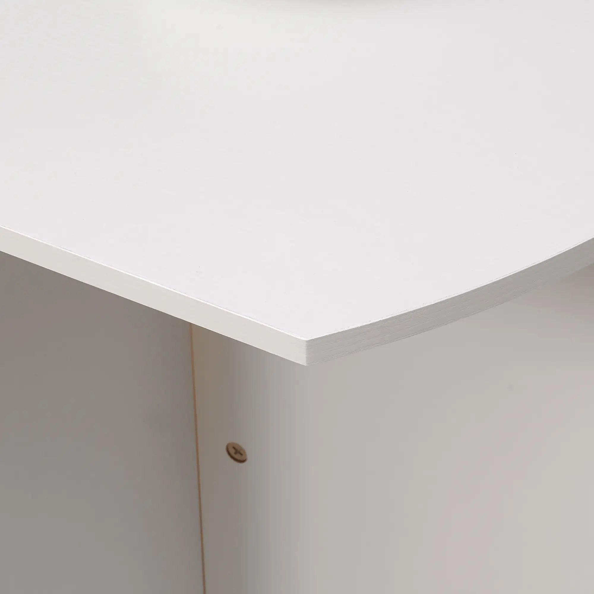 Space-Saving Folding Wooden Dining Table, 90x60x74cm, White