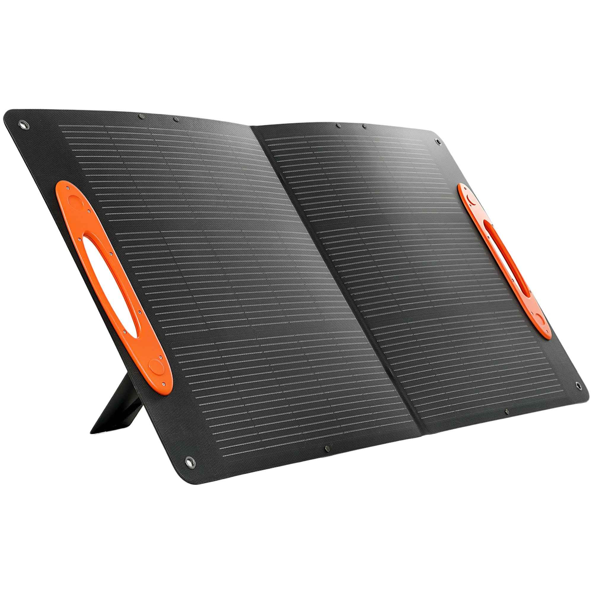 HOMCOM 100W Foldable Solar Charger with USB-A and USB-C Ports for Fast Charging, IP67, Black