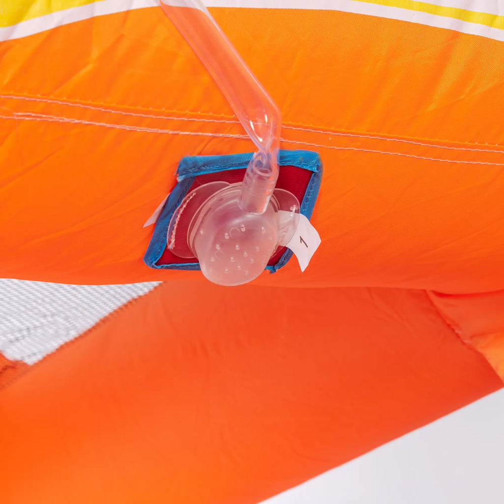 Inflatable Game for Children 3-8 Years Space Theme with Bag, 11 Stakes and Patches Included, 340x270x227 cm - Borge' Group Limited