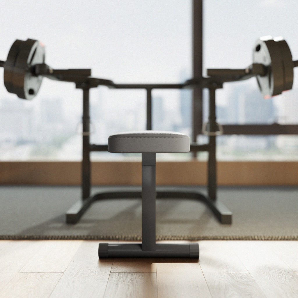 Adjustable Height Steel Chest Machine, 150x150x60-85 cm, Black