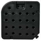 Parasol Base set of 4 Stackable Pieces with Integrated Handles, in HDPE, 99.7x99.7x8.3 cm, Black
