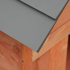 PAWHUT RAGED FOR DOGS UP TO 30 KG IN WOOD 81.3X91.5X98.5 CM - Borgè