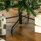 180cm Snow-Covered Christmas Tree with 240 LED Lights and 618 Branches with Steel Base