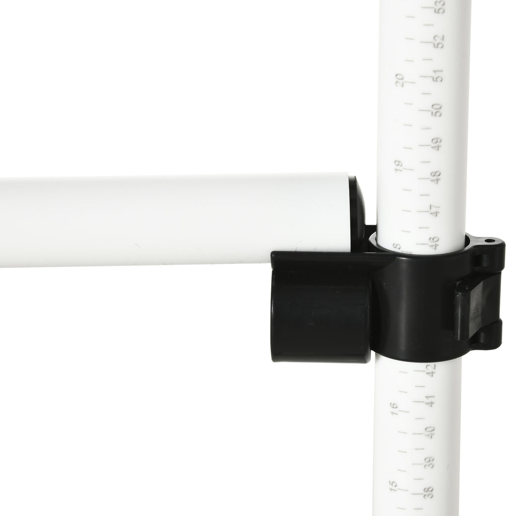 Set of 4 Agility Dog Training Hurdles with Carry Bag, Adjustable Horizontal Bar Height, 99x65x94cm