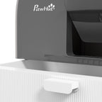 PawHut Closed Cat Litter Box with Filters, Scoop and Tray, PP Structure, 43x44x47cm, Gray - Borgè