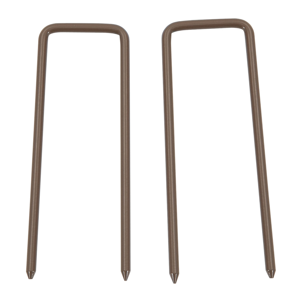 Adjustable Width Garden Fence, Metal and Aluminum, 300x31x103.5 cm, Dark Brown