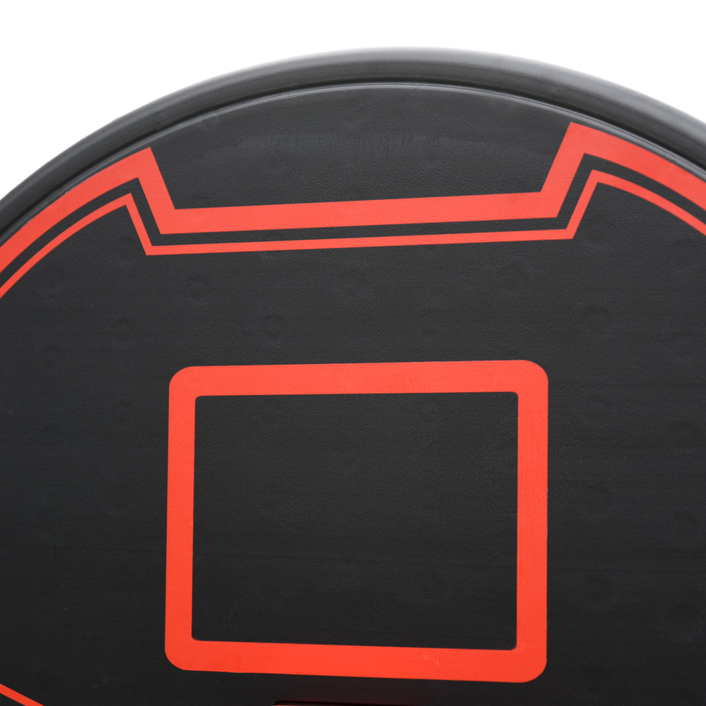 Portable Outdoor Basketball Hoop with Adjustable Height 193.5-248.5cm and Base to Fill with Water or Sand, Made of Steel and Nylon 73x49x194-249cm