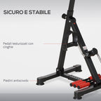 Arm and Leg Pedal Exerciser with LCD Screen, Adjustable Height and Resistance, 56x44-56x75-97 cm