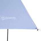 Portable Awning 3x3 m, Waterproof Awning for Camping and Beach, White