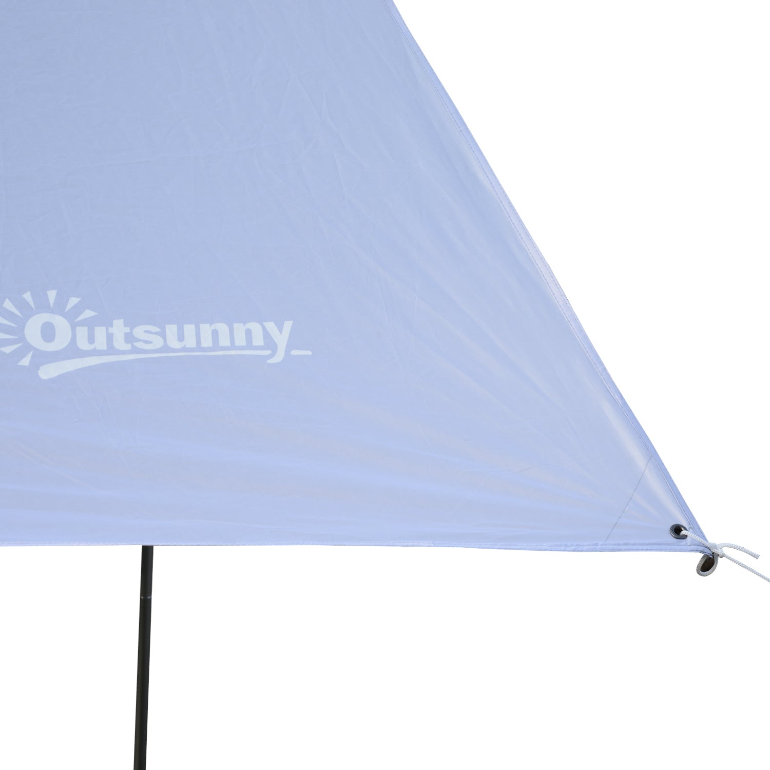Portable Awning 3x3 m, Waterproof Awning for Camping and Beach, White