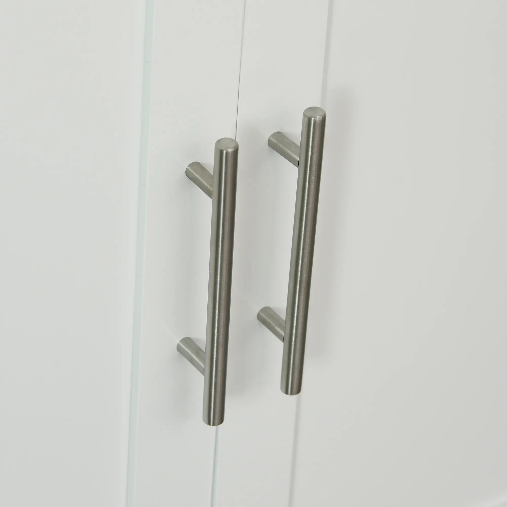 Space-Saving Trolley with Wheels, Solid Wood Kitchen Peninsula: 1 Drawer, 1 Cabinet, 3 Shelves and 4 Wheels, 107.5x48x89 cm