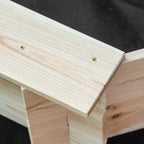 Children's Sandpit with Seats and Cover, Ages 3-8 Years, 139.5x139.5x21.5cm, Wood Color