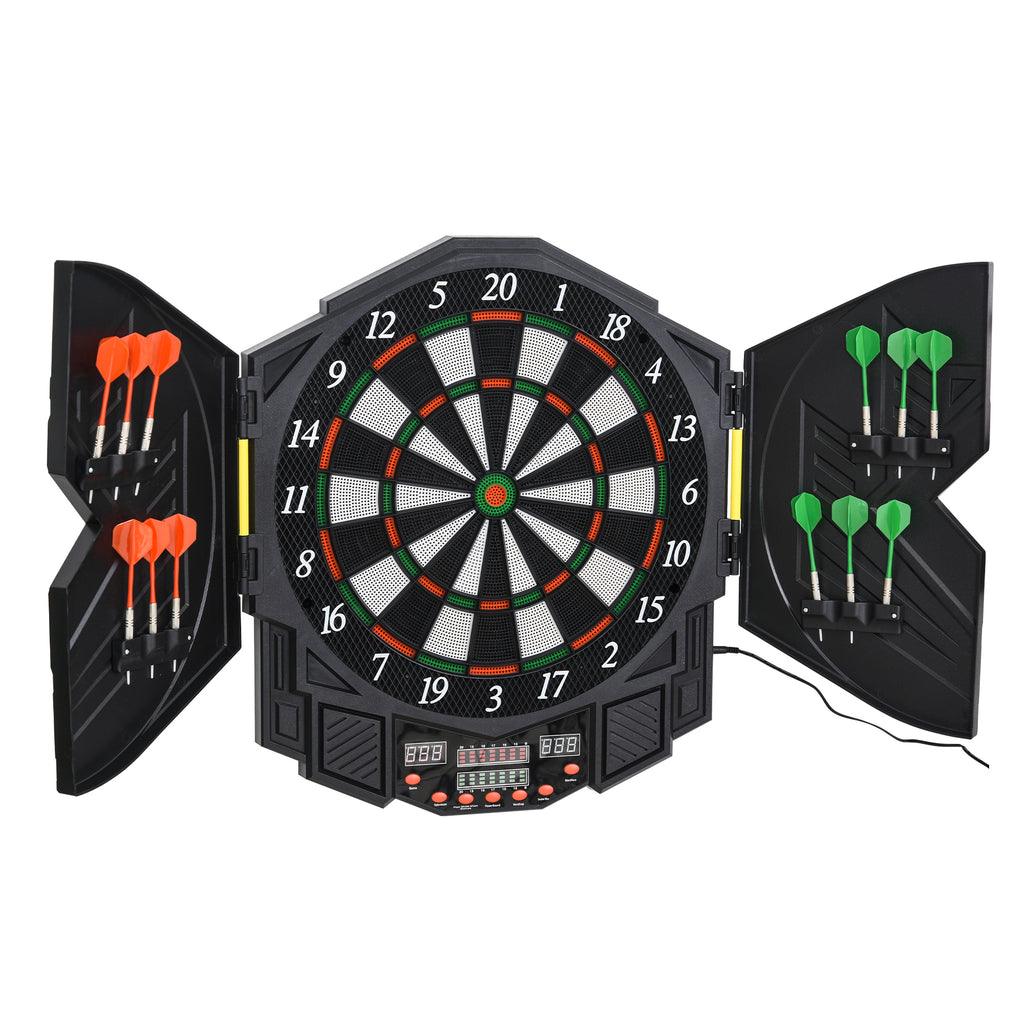 Digital Electronic Dartboard with 12 Darts for 8 Players, 27 Games and 216 Variations