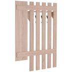 3-in-1 Wardrobe Furniture Set with Mirror and Shoe Rack for Entrance Hallway, Chipboard, 90 x 21.5 x 116cm, Oak