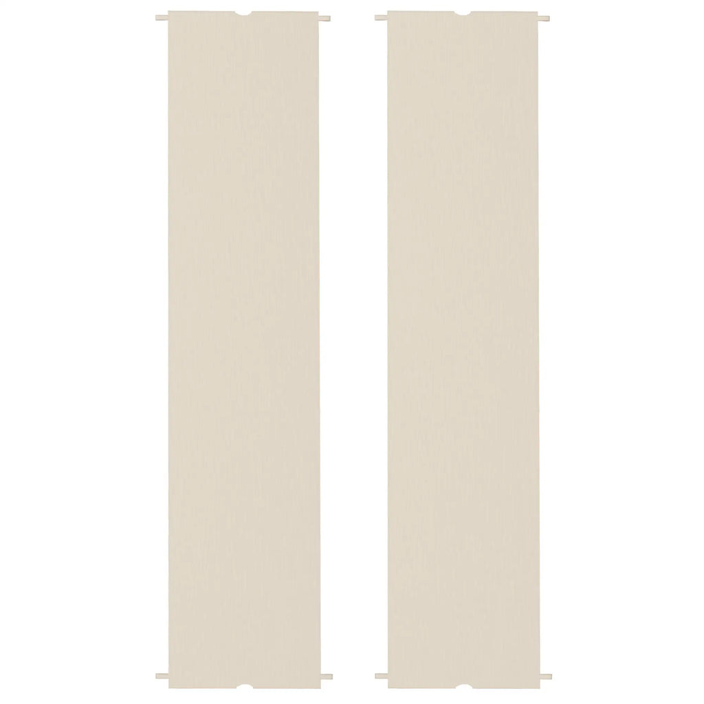 (COVER ONLY) 3x3m Polyester Gazebo Pergola Cover with Pockets and Straps, 488x122cm, Khaki