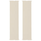 (COVER ONLY) 3x3m Polyester Gazebo Pergola Cover with Pockets and Straps, 488x122cm, Khaki