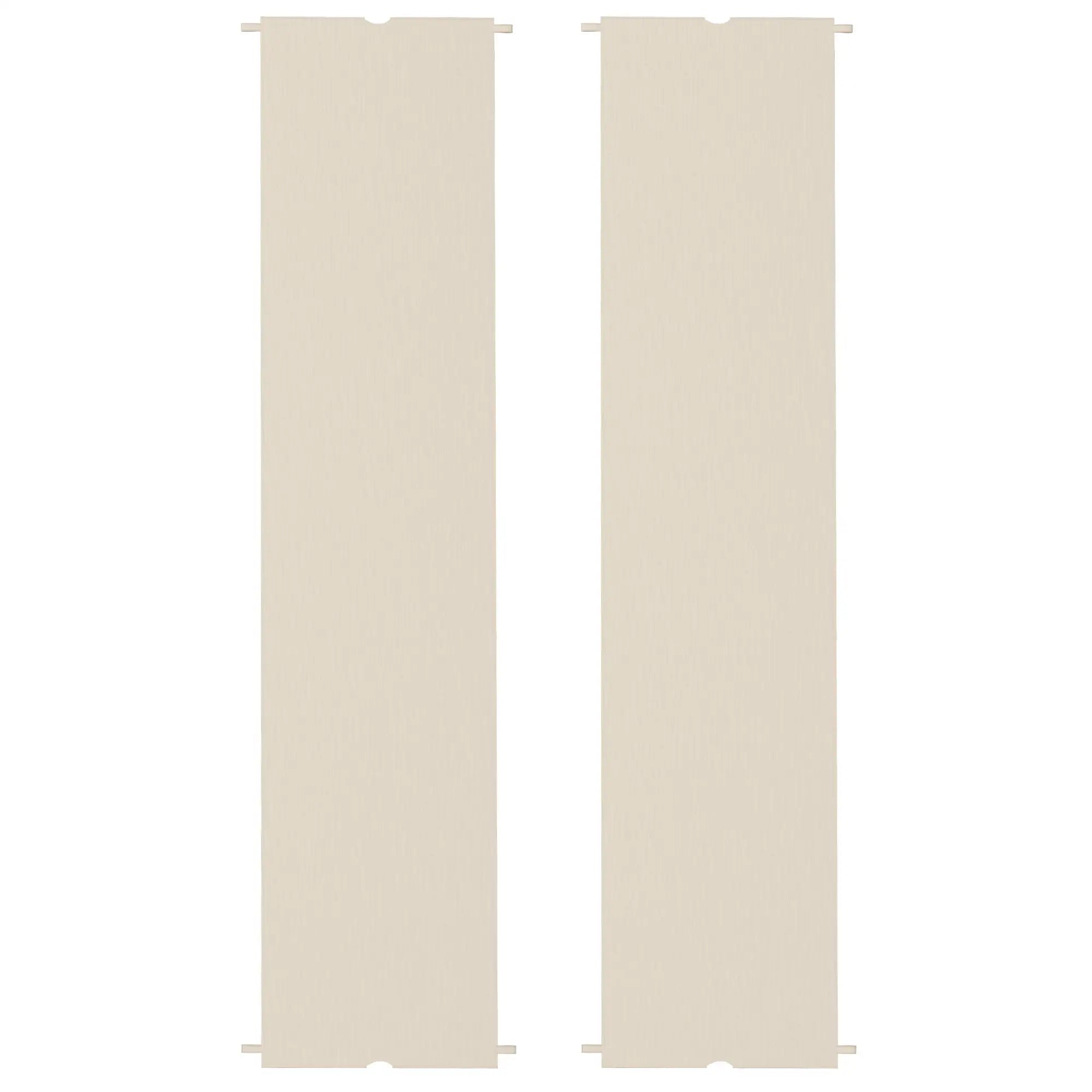 (COVER ONLY) 3x3m Polyester Gazebo Pergola Cover with Pockets and Straps, 488x122cm, Khaki