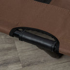 Dog Bed for Large Dogs up to 50kg, Metal and Oxford Fabric, 122x92x23 cm, Brown - Borge' Group Limited