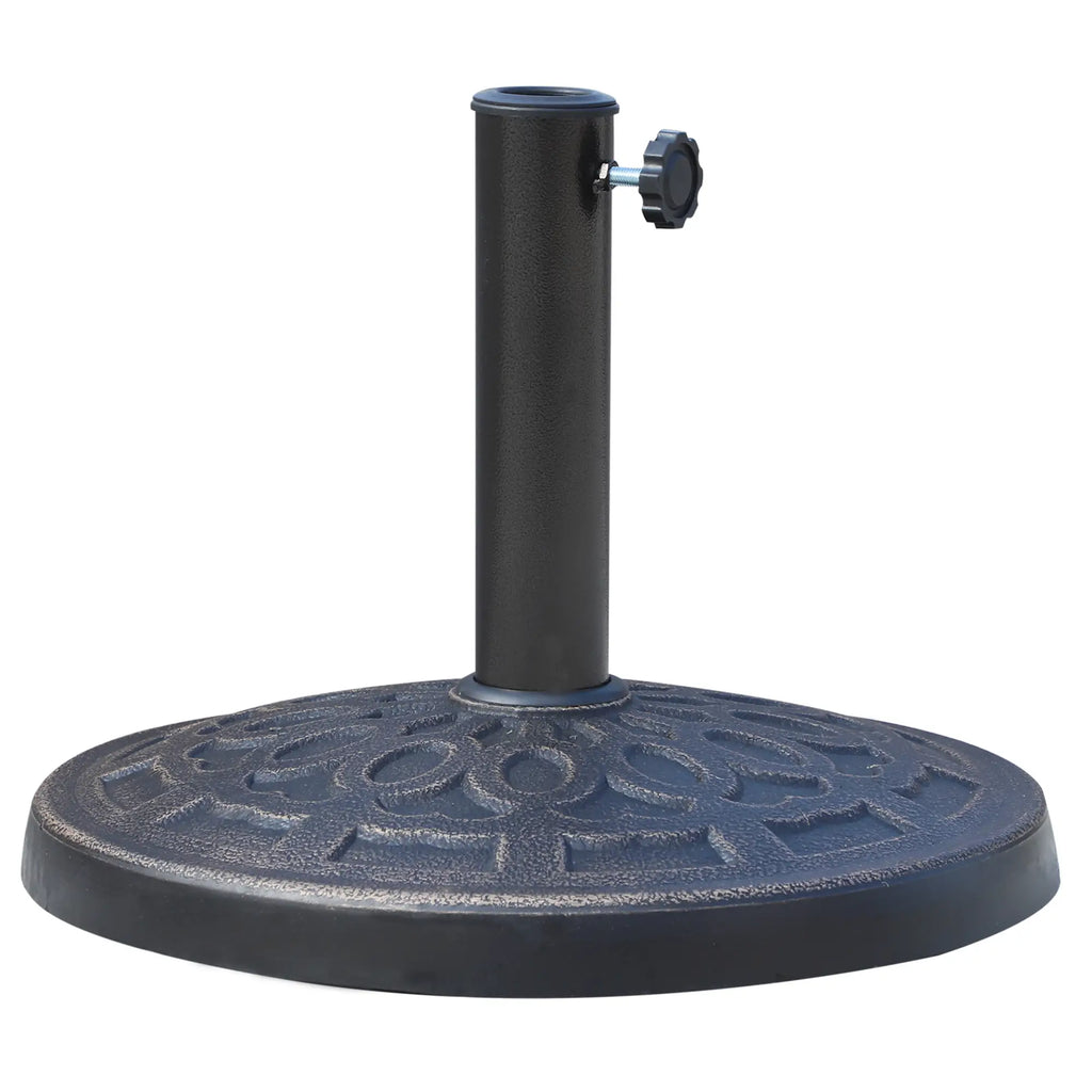 Round Garden Umbrella Base in Resin Ø44 × 33cm - Borge' Group Limited