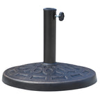 Round Garden Umbrella Base in Resin Ø44 × 33cm - Borge' Group Limited