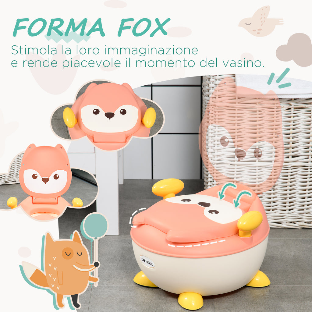 Baby Potty with Backrest, Removable Tub and Armrests, Ages 6 Months-3 Years, Pink