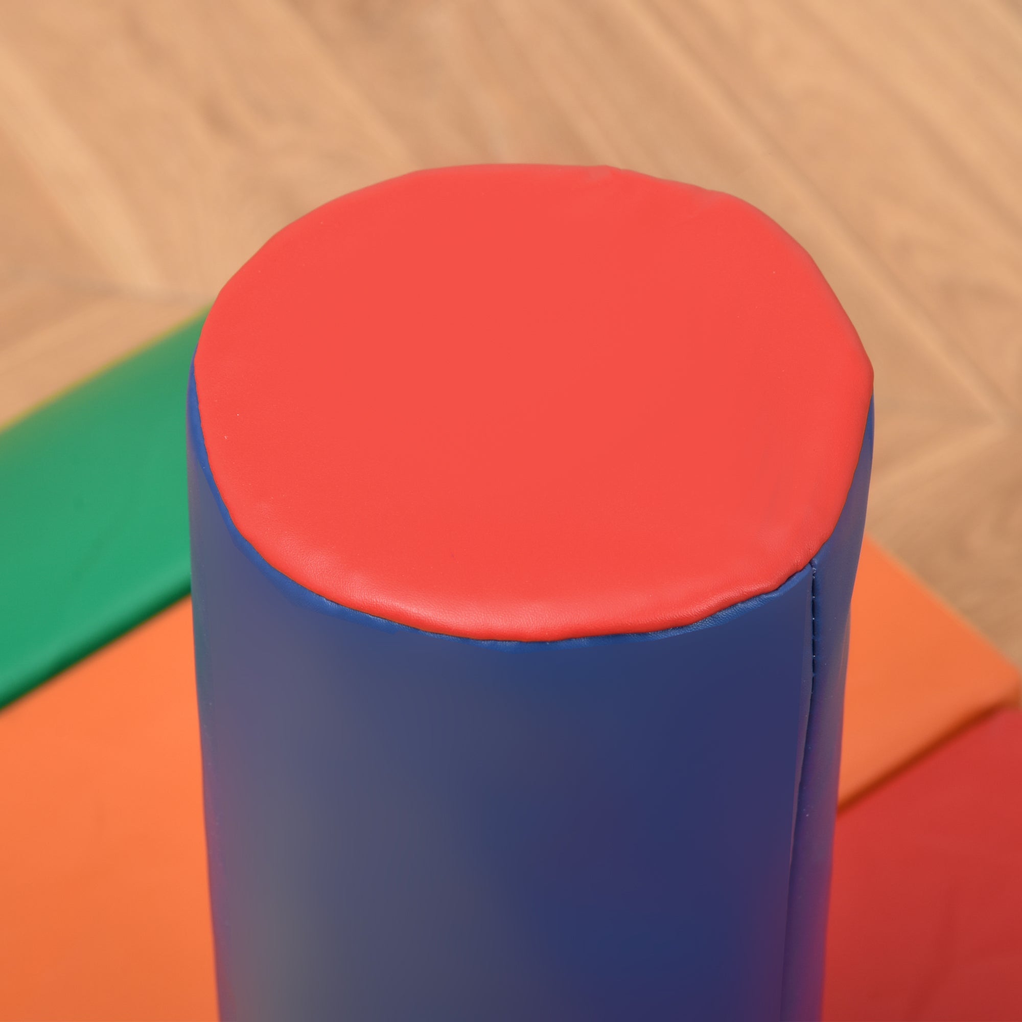 7 Piece Soft Building Blocks Set for Kids 1-3 Years Old for Home and School, Multicolor