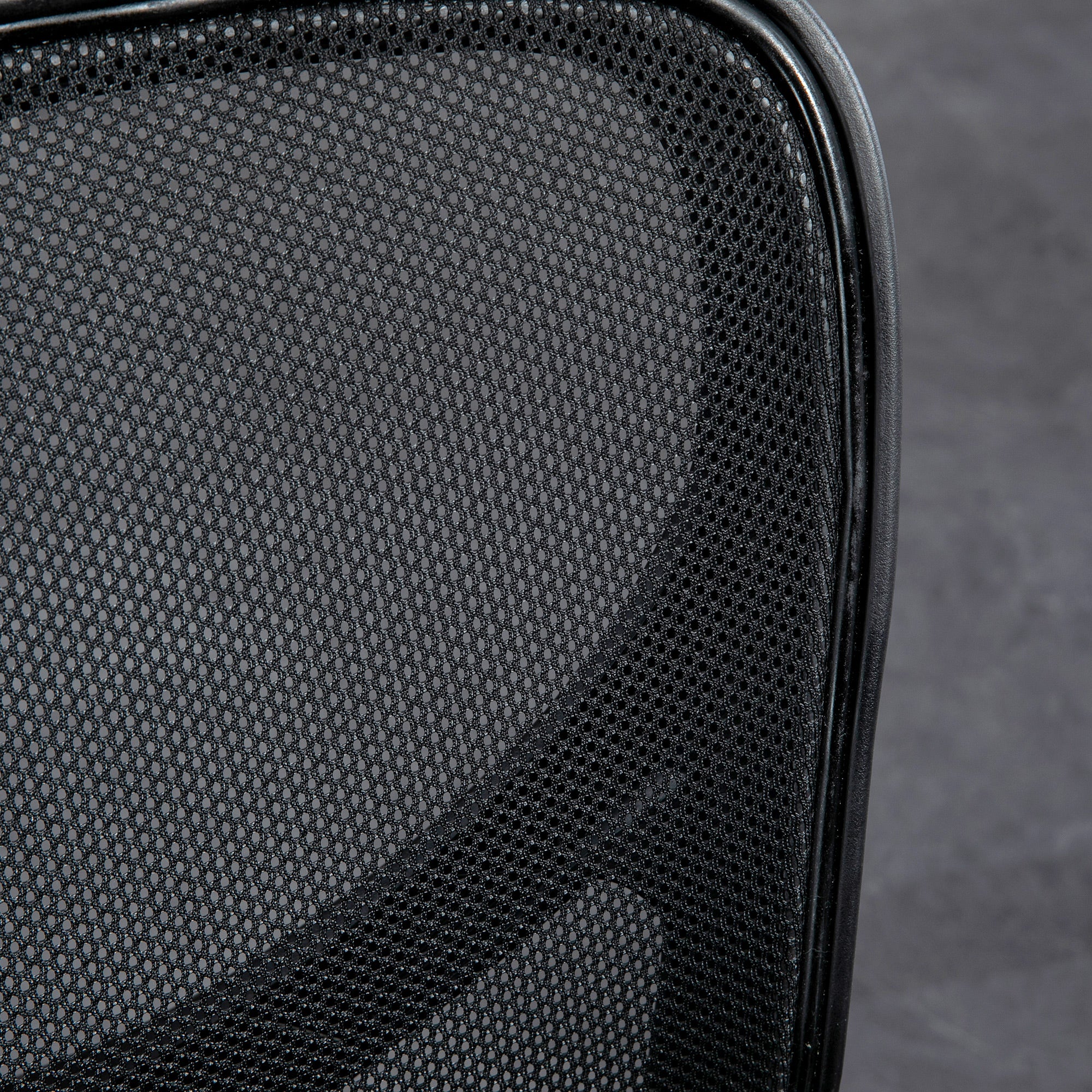 Ergonomic office chair with adjustable height, lumbar support and headrest, 66x61x106-116cm black - Borgè