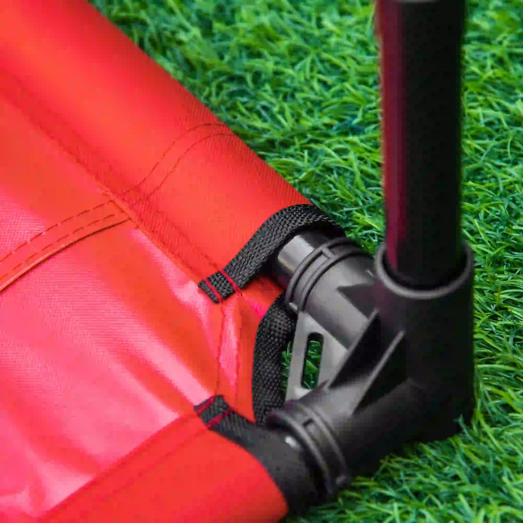 Summer Dog Bed for Dogs up to 11.3kg, Indoor and Outdoor, 61x46x18 cm, Red - Borge' Group Limited