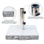 Marble Garden Umbrella Base Stand Weight 25kg 40×40×36cm