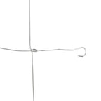 26.1m Roll of Galvanized Wire Fence Mesh, 1.2m Height, Silver - Borge' Group Limited