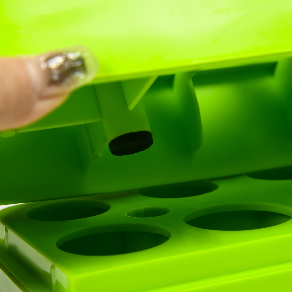 Aerobic Step Fitness Adjustable to 3 Heights 10-15-20 cm in Plastic, Green and Grey