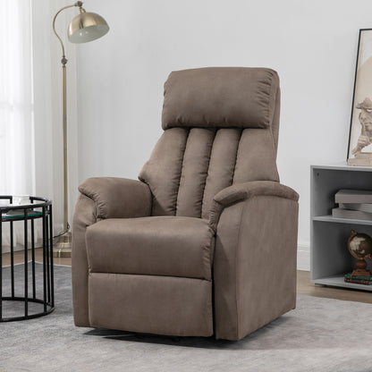 Lift Armchair Reclining 150° max with Remote Control and Footrest, 75x93x110 cm, Brown