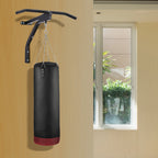 Punching Bag Stand Bracket with Pull Up Bar, 93x47x51cm, Black
