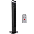 HOMCOM Tower Fan with 5m Remote Control, 70° Oscillation, 3 Functions and 3 Speeds, Black