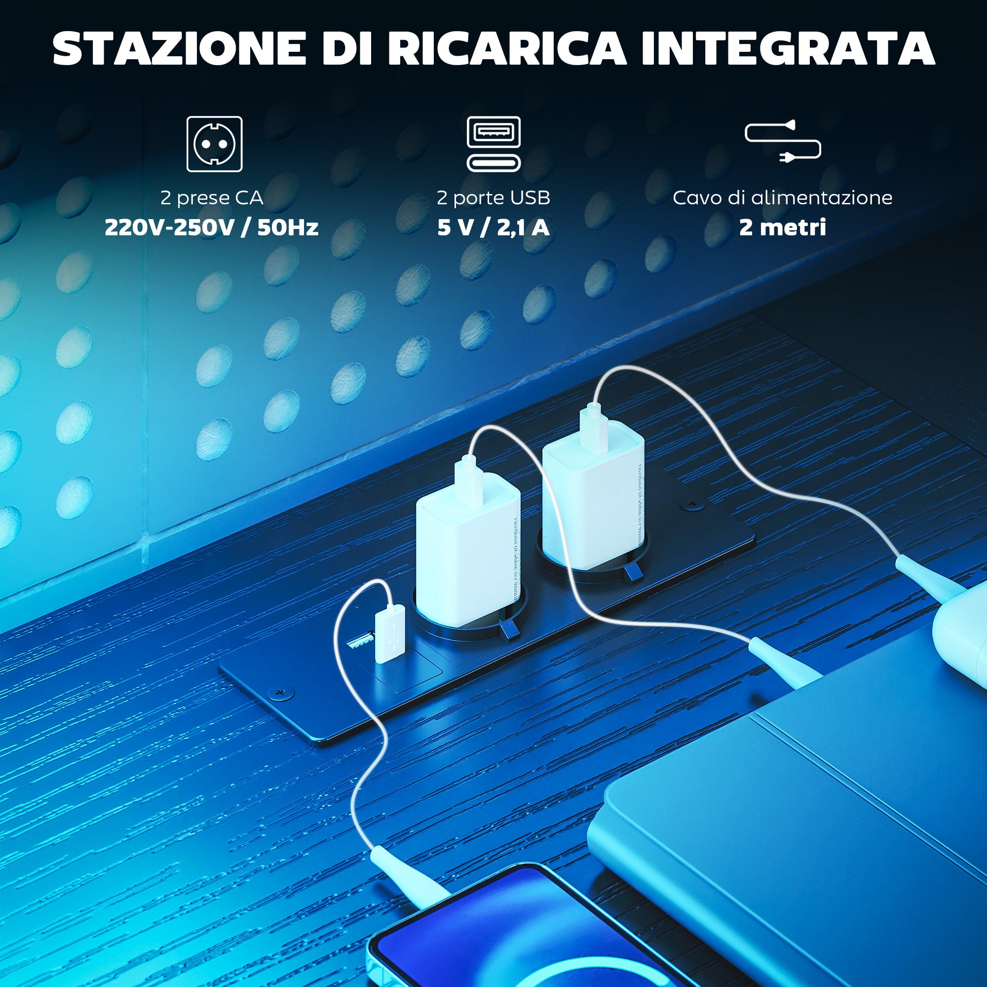 Gaming Desk with Storage Space and 2 Monitor Stands, Wood and Steel, 165x80x91.5 cm, Black