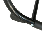 Zero Gravity Garden Lounger, Rocking Chair with Cushion and Breathable Fabric, 105x62x88cm, Black