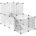 Modular Enclosure for Rabbits and Small Animals, 27 Steel and Resin Panels