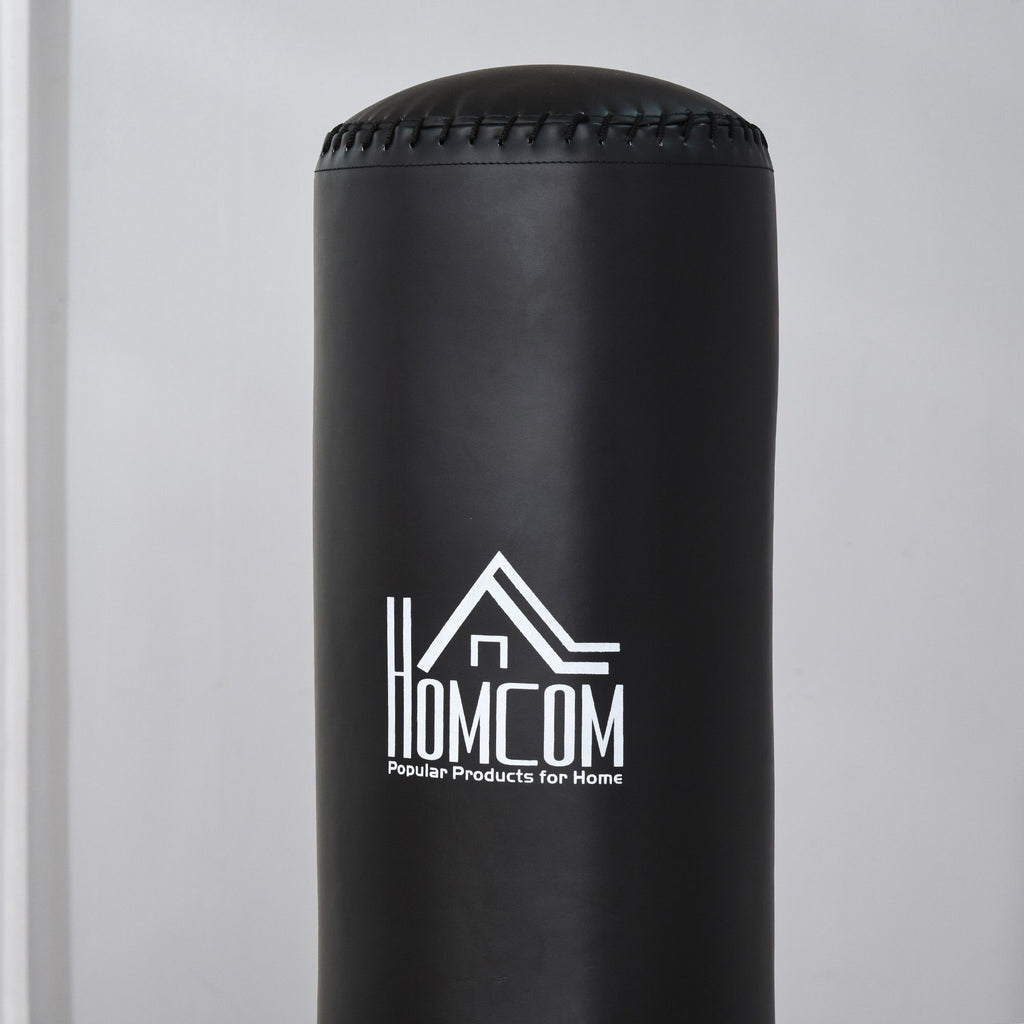 Freestanding Punching Bag, Punching Bag with Base Fillable with Water and Sand, Black