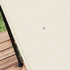 Covering Sheet for Gazebo Pergola 3x3 m in Polyester with 16 Drainage Holes, 297x297 cm, Beige