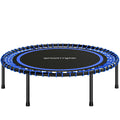 SPORTNOW 36-String Fitness Trampoline in Steel and PP, Ø114x31 cm, Blue