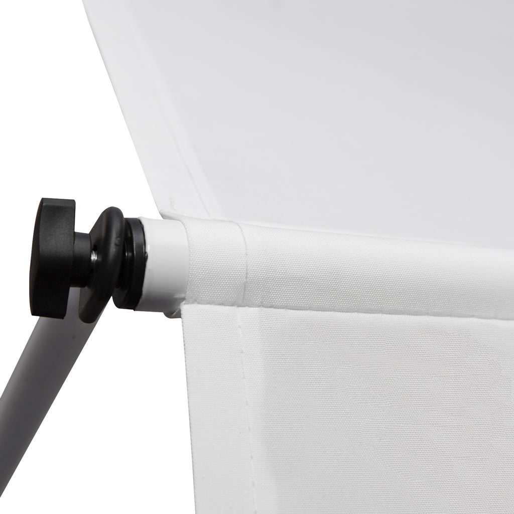 Outsunny 3x1.5m Arm Awning with Crank and Telescopic Structure, White