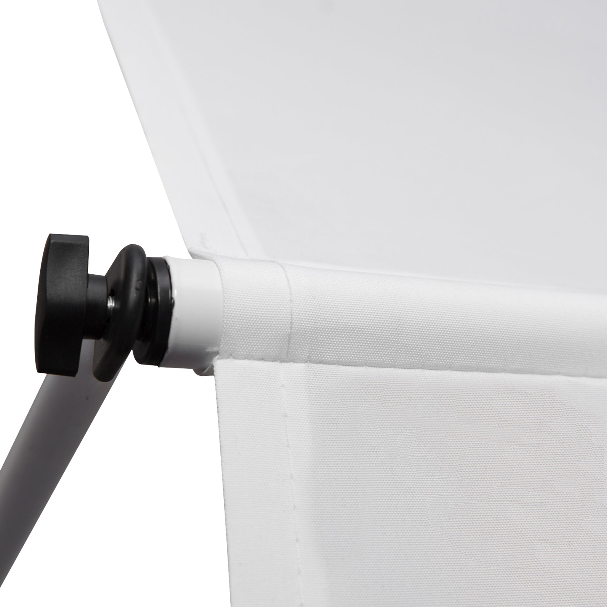 Outsunny 3x1.5m Arm Awning with Crank and Telescopic Structure, White