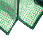 Outsunny Garden Greenhouse with Metal Shelves, PE Cover and Roll-Up Door 80x49x160cm, Green